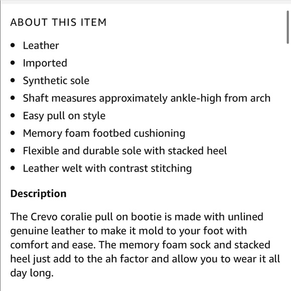 NWB Crevo Coralie Ankle Boot - Picture 7 of 7